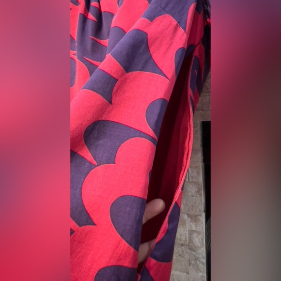 Boden size 4 Pink and violet Long Sleeve Sheath dress - Picture 8 of 9